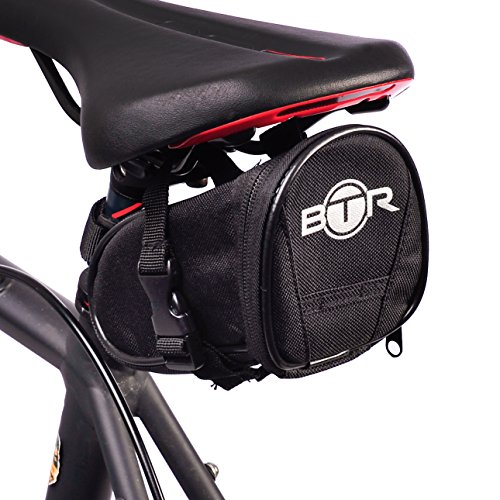BTR Fahrrad Satteltasche. Kompakte Fahrradtasche. Schwarz. Wasserbeständig - 3