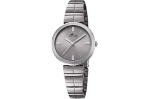 LOTUS Reloj Mujer 18433/1 Outlet Caja de Acero Inoxidable 316l Gris Correa de Acero Inoxidable 316l Gris