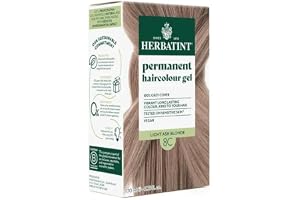 Herbatint Permanent hårfärg 8C ljus askblond – 170 ml I Utan ammoniak, optimalt hårskydd I Testad för känslig hud, med 8 växt