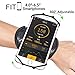 Produktbild Sunvook Universal Sportarmband Sport Armband mit 360°Drehbar Handyhalte, Schlüsselhalter, Kopfhörer-Kabelhalterung, Handgelenk Handytasche Laufarmband für 4-6,5 Zoll Handy, geeignet füriPhone XS Max/ iPhone X/ iPhone 8/7/6/6s,Samsung Galaxy S9/S8/S7/S7 edge, usw.