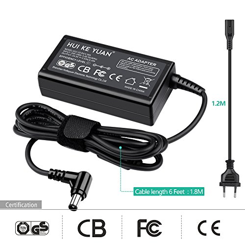 [TUV GS LISTED] HUIKEYUAN 65W Notebook Laptop Netzteil Ladegerät Ladekabel Adapter für Sony Vaio 19.5V 3.33A VGP-AC19V77 VGP-AC16V13 VGP-AC19V10 VGP-AC19V11 VGP-AC19V12 VGP-AC19V13 VGP-AC19V19 VGP-AC19V20 VGP-AC19V21 VGP-AC19V23 VGP-AC19V24 VGP-AC19V25 VGP-AC19V28 VGP-AC19V39 VGP-AC19V40 VGP-AC19V43 VGP-AC19V44 VGP-AC19V48 VGP-AC19V49 VGP-AC19V57 VGP-AC19V58 VGP-AC19V63 VGP-AC19V67 VGP-AC19V68 VGP-AC19V77 VGP-AC19V78, Stecker 6,5*4,4mm - 2