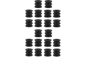 lahomia 20 Piezas De Paragolpes De Barra De Fútbol De De 16 Mm Paragolpes De Goma Accesorios De Futbolín