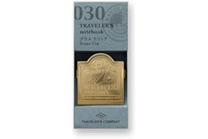 DESIGNPHIL Brass Clip Airplane Refill 030 for Traveler's Notebook Regular and Passport Size