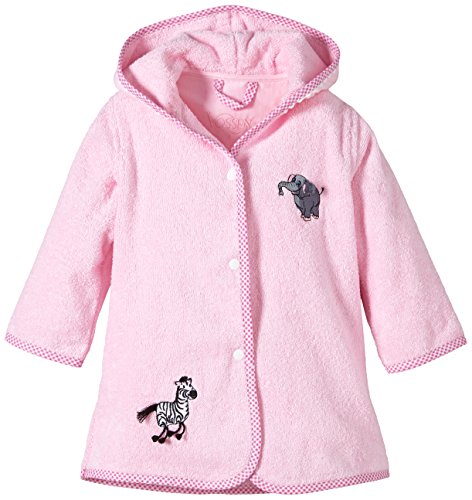 Vossen Unisex Baby Plain Bathrobe, Pink (Misty Rose 311), One Size (Manufacturer size: 60-82)