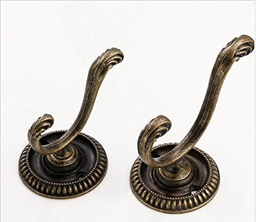 Musuntas 3Pack Vintage antike Eisen Hut Mantel Kleidung Tuchrobe Bad Haken Wand Tür Aufhänger