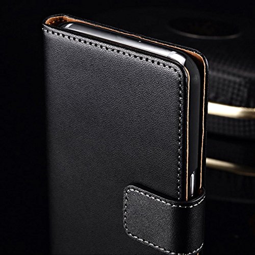 Samsung-Galaxy-Phone-Genuine-Leather-Wallet-Flip-Case-Card-Slots-Interior-Slim-Cover-Holder
