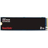 SanDisk SSD PLUS M.2 NVMe SSD 2 TB (M.2 2280, PCIe Gen 3.0, easy installation, Western Digital Dashboard, 3 years warranty)