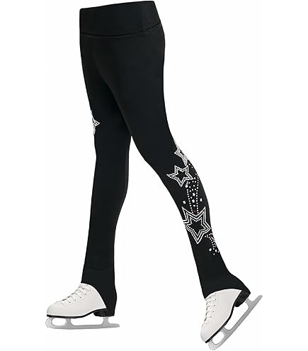 G&F Figure Skating Pants, Spiral Skate Training Wear Ice Skating Legging Practice Activewear For Women And Girls (Color : Pink, Size : S