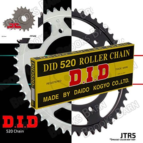 For BMW F650 Funduro 1996-00 DID 520 Chain &amp; JT Sprocket Kit (16/47T)