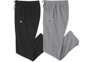 ATLAS FOR MEN - Confezione da 2 Pantaloni in Micropile - Disponibili nelle Taglie Grandi