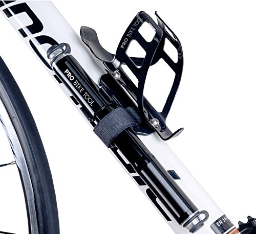 Mini Fahrradpumpe mit Manometer – Presta und Schrader Ventil Kompatibel – Hoher Druck 8,3 Bar (120 PSI) – zuverlässig, kompakt & leichte Rahmenpumpe mit Druckmessgerät – Beste Qualität – Mini Pumpe für Straßenfahrräder, Mountainbike und BMX-Fahrräder - 4