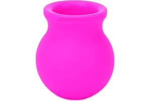 BRRNOO Silikon Lippenpumpe Lippenvolumen Trainer Schönheitsgerät mit Pout Enhancer Funktion Weiche Lippenbürste Plumper Tool Mädchenrosa