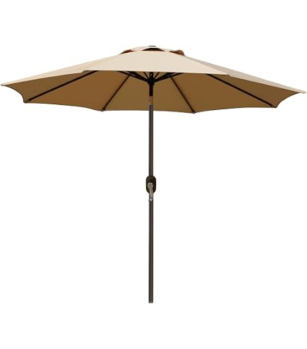 Tessuto di ricambio per ombrellone quadrato 300cm marrone Sunny