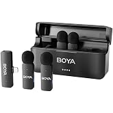 Boya BY-V4D 4 Kişilik Şarj Kutulu Kablosuz Mikrofon Seti - Lightning