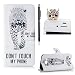 Produktbild SKYXD für Samsung Galaxy J5 2016 Hülle Leder Leopard Muster Folio Klappbar Handy Tasche Schutzhülle [Magnet / Brieftasche Kartenfach / Standfunktion] Klapphülle mit [Handyanhänger + Eingabestift] Zubehör Set für Samsung Galaxy J5 2016 J510F Case Bookstyle Flip Leather Cover With [Stylus and Dust Plug]