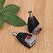 Produktbild Reixus (TM) 3pcs 5.5 X 2.1mm Dr¨¹cken DC Power Adapter Stecker-Adapter f¨¹r LED-Streifen-Hochfrequenz