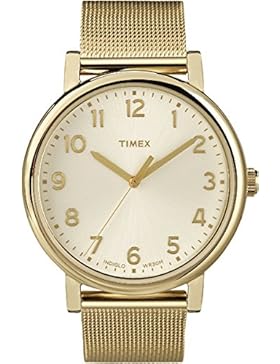 Timex Unisex-Armbanduhr Analog Quarz Edelstahl T2N598
