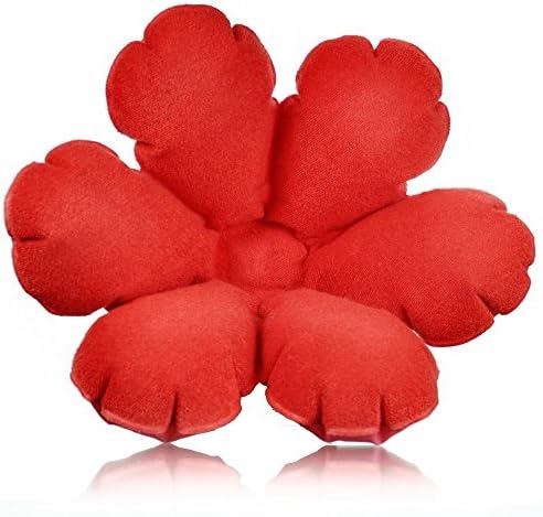 Red Daisy Flower Inflatable Bath Pillow