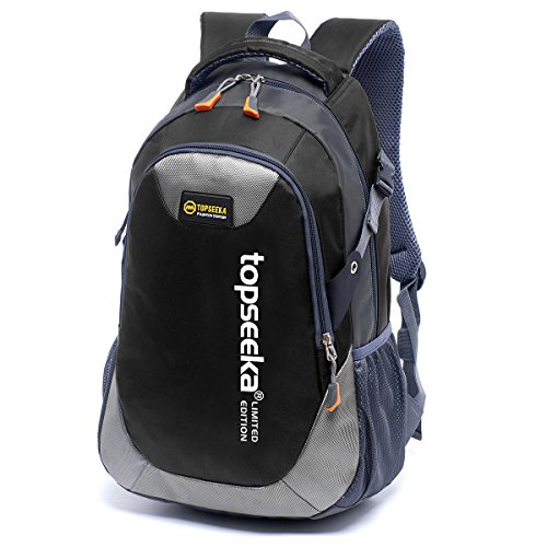 Outdoor peak Unisex Jungend Oxford wasserdicht Büchertasche Rucksack Laptoptasche Unitasche Freizeitrucksack Schulrucksack Studententasche Daypacks Reisetasche