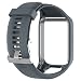 Produktbild Für Tomtom Adventurer/Golfer 2 GPS WatchArmband, Bloodfin Silikon Uhrenarmband Weiches Ersatzband Sport Fitnessband Ersatzband Sportarmband (Grau)
