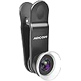 Adcom 12x/24x Macro Mobile Phone Camera Lens with Lens Hood - Compatible with All iPhone & Android Smartphones (Black)