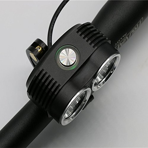 SOOJET BA06 6x CREE XM-L T6 LED Aluminum Fahrradlampe – Front Licht – Bicycle Light – Scheinwerfer Beleuchtung für das Fahrrad – Schick Mit LED Anzeige – Stark Mit Viel Power – Top Preis- Leistung Verhältnis - 5