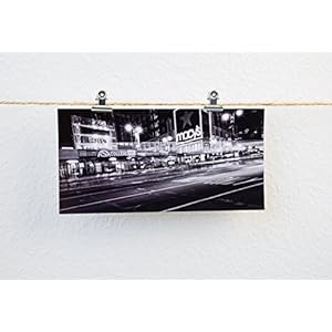 Postkarte XXL Panorama NewYork Fotografie Macy Street Nacht
