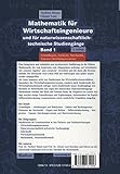 Image de Mathematik für Wirtschaftsingenieure und für naturwissenschaftlich-technische Studiengänge  Band 1