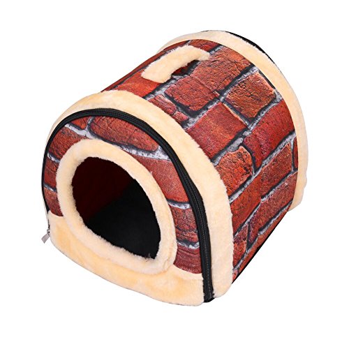 Preisvergleich Produktbild Marvin Baumwolle Weich Hund Katze Haustier Bett Haus, klappbar nicht rutschfeste Familie Outdoor Puppy House
