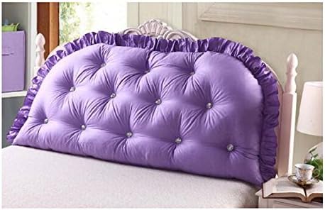 Whole Cotton Bedside Cushion ( Color : Purple )