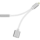 Lightning to 3.5mm Jack & Lightning D&ouml;n&uuml;şt&uuml;r&uuml;c&uuml; | &Ccedil;ift &Ccedil;ıkış Adapt&ouml;r&uuml; | Y&uuml;ksek Ses Kalitesi ve Hızlı Şarj | Kulaklık Desteği 
