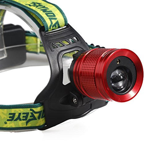 humefor LED Scheinwerfer Laser Scheinwerfer USB wiederaufladbar 18650 5800 mAh Helm Licht für Outdoor Angeln Jagd - 5