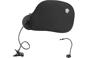 Tinoaly Pare-Soleil de Bureau Réglable, pour Bloquer la Lumière Rectangulaire pour Protéger l'Intimité Réduit l'Éblouissement Fournitures de Bureau Essentielles et Confortables