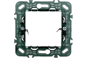 Elektronova, supporto 2 posti (502) compatibile con Vimar Plana, confezione da 1 pezzo