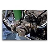  Calvendo Premium Textil-Leinwand 75 cm x 50 cm Quer, Ein Motiv aus Dem Kalender Zündapp KS 601  Wandbild, Bild auf Keilrahmen, Fertigbild auf Echter Leinwand, Leinwanddruck Mobilitaet Mobilitaet
