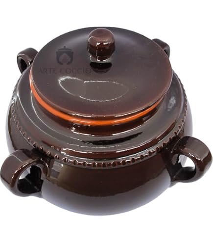 CERÁMICA RAMBLEÑA | Piatto Rotondo Argilla Refrattaria | Piatto Forno | Piatto Pizza in Terracotta | Piatto a Fuoco Diretto 28 cm Modello M03 | Fatto in Spagna 28x28x3 cm