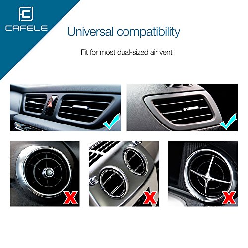 Auto Handyhalterung Magnet LÃ¼ftung Kfz Halterung, Cafele Car Phone Holder Universal fÃ¼r iPhone X / 7 / 6s / 6 / 5s / 5 , Samsung Note 8 und jedes andere Smartphone oder GPS-GerÃ¤t(Schwarz)