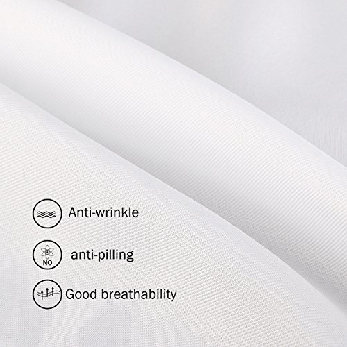 ULTNICE Arbeitsschürze Arbeitsschutzblech Schürze Weiß Für restaurant Café Supermarkt - 5