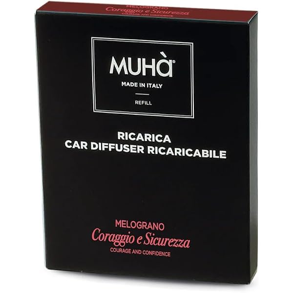 MUHA Raumduftdiffusor Rosa Mit Birkenholz – Duft MELOGRANO, 50 Ml, Made In Italy