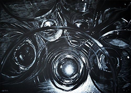 Glass #10 - Original Artwork - 102 x 72 cm - Mixed Media On Board - Ready To Hang