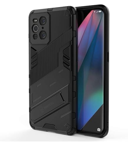 Liner Cover per Oppo A74 4G, [Militare Anti-Caduta] Cornice Paraurti in Silicone Morbido Ultra Sottile Custodia, con Supporto Pieghevole Nascosto Kickstand - Blu