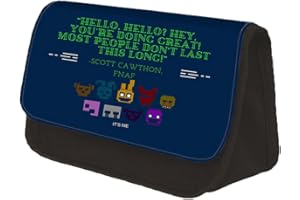 Xinchangda Five Nights Game FNAF piórnik z nadrukiem na ołówki, duża pojemność, torba na przybory piśmiennicze, dla studentów, nastolatków