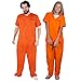 Produktbild STRÄFLINGS KOSTÜM = VON ILOVEFANCYDRESS®= FÜR MÄNNER ODER FRAUEN- 2 TEILIG ANZUG = IN ORANGE MIT DER AUFSCHRIFT PRISONER AUF DER VORDER UND DER RÜCKSEITE = IN DER GRÖSSE - XLARGE = OHNE HANDSCHELLEN = ELASISCHER HOSENBUND = DAS PERFEKTE KOSTÜM FÜR JEDE GEFÄNGNISS VERKLEIDUNG = AN FASCHING / KARNEVAL ODER JUNGGESELLENABSCHIED