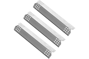 LOKHING 97371 (3-pak) pogromca płomienia ze stali nierdzewnej, osłony termiczne, płyta grzewcza, namiot grzewczy, części zamienne do grilla Master, Nexgrill i innych modeli grilla gazowego