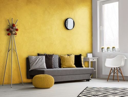 Wanders Metall-Optik Gold Wand-Farbe Metallic-Effect Metall-Effekt-Farbe 1 Liter - 2
