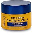 St.Botanica Goji Berry Vitamin C Day Cream with SPF15, 50gm with Dragonfruit for Glowing, Even-toned & Youthful Skin | Anti-Ageing | Fights Pigmentation | For Men & Women