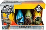  Jurassic World bowling set 6 pins + bow ball