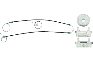Bossmobil compatible con FOCUS (DAW, DBW), Kombi (DNW), Stufenheck (DFW), Delantero izquierdo, kit de reparación de elevalunas eléctricos