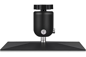 ELEGOO SATURN S Plaque de Construction pour Imprimante 3D LCD, Plateforme de Construction de Remplacement avec Vis à Six Pans Creux Antidérapantes et Surface Sablée, Compatible avec Saturn S