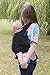 Baby Wrap Carrier | Charcoal Black | Suitable for Newborns to Toddlers | With Carry Case | One Size Fits All | Comfy & Soothing for Babies | Strong & Stretchy Cotton / Spandex Blend | Sling Carrier